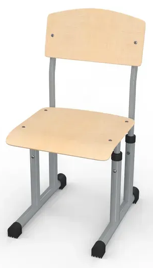 Стілець полозковий кругла труба №3-6 МФ Вересень